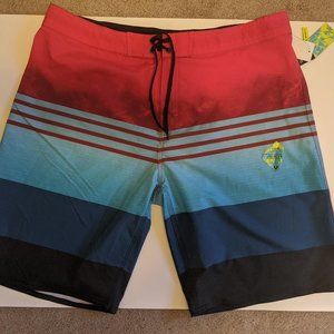 Men’s Burnside swim trunks bathing suit size 38